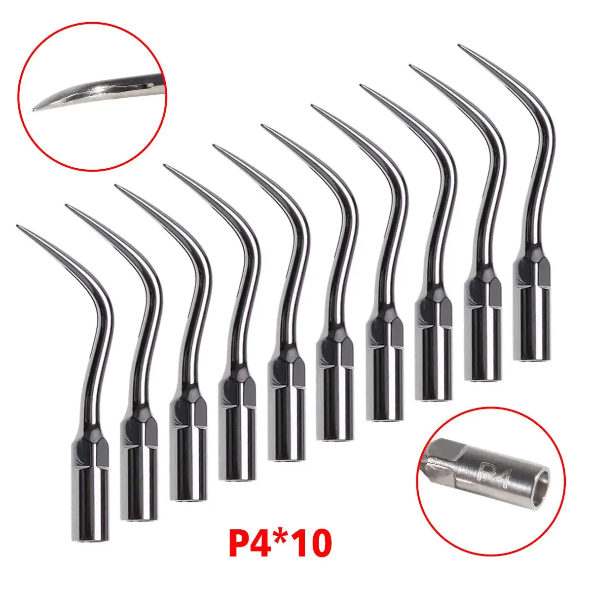 10 шт. стоматологический ультразвуковой скалер насадки Perio P4 подходят для