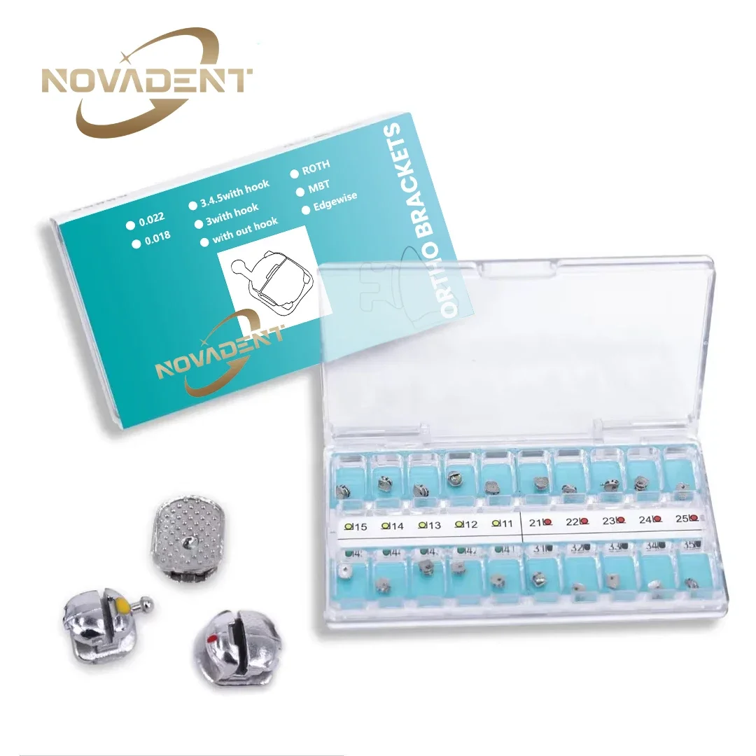 20 шт./компл. стоматологические ортодонтические самоблитящиеся брекеты