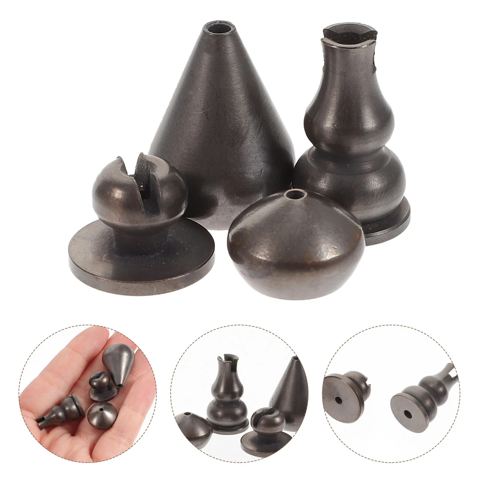 

4pcs Decorative Multifunctional Useful Practical Holder Copper Stand Burner