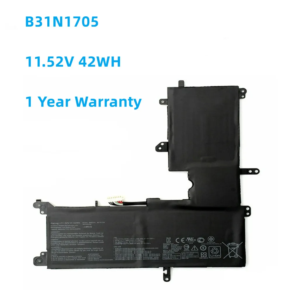 

B31N1705 11,52 V 42WH флип TP410U TP410UA TP410UF TP410UR Q405UA UX460UA 3ICP5/57/80