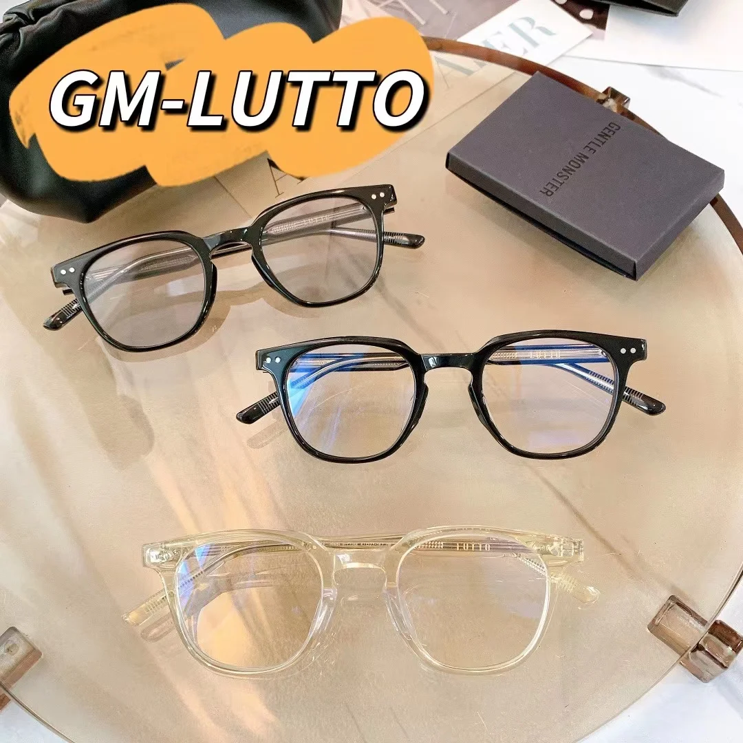 

GENTLE MONSTER Glasses Frame Women Blue Light Blocking Prescription Designer Fashion Myopia LUTTO Clear Eyeglasses GM For Men gm