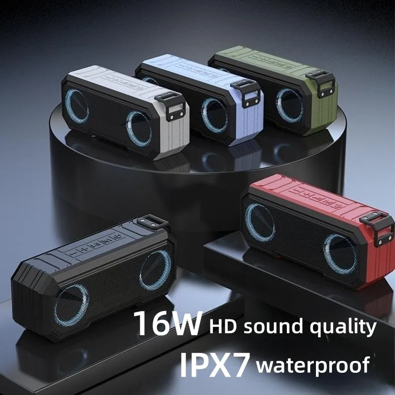 

The New X8 TWS Bluetooth Speaker IPX7 Waterproof Lighting with Power Bank Dual Loudspeaker Surround Sound Wireless Audio