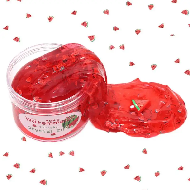 

Clear Crystal Soft Jelly Clay Non-Sticky Premade For Girls Boys Crunchy Bubble DIY Cotton Mud Stretchy Kids Toys Art Craft