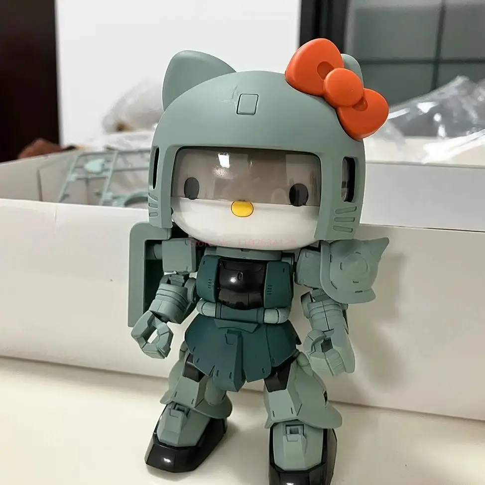 Bandai Sdcs Gun damm Hellokitty Shia-Specific Zag Ii Suuj Сборная модель Статуэтка Орнамент