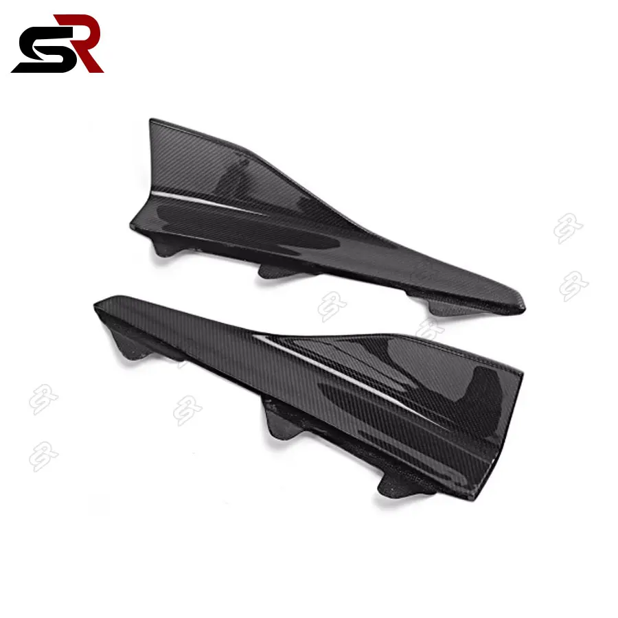 BMW 2-серия M2 F87 M2C 2014-2019 отделение faldón lateral de fibra carbono Real labio parachoques Canards 2 шт.