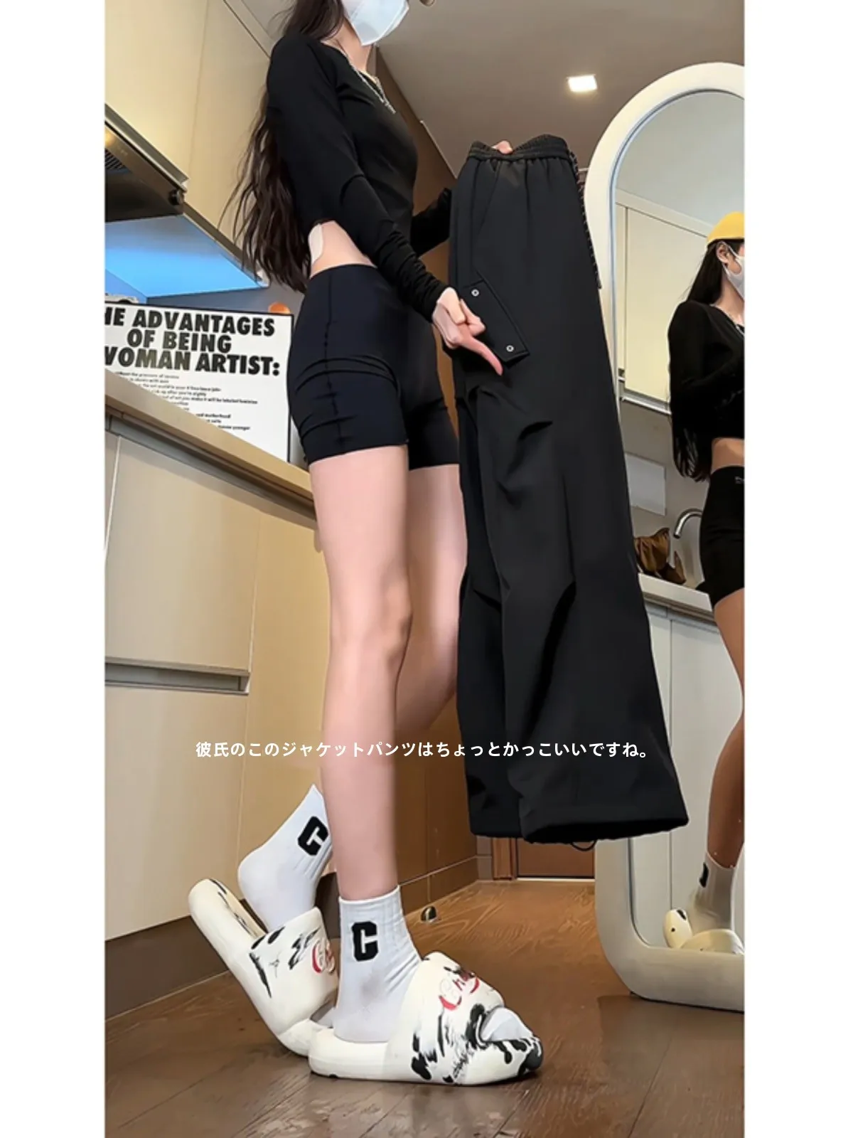 Черные водонепроницаемые тактические брюки на жесткой флисовой подкладке