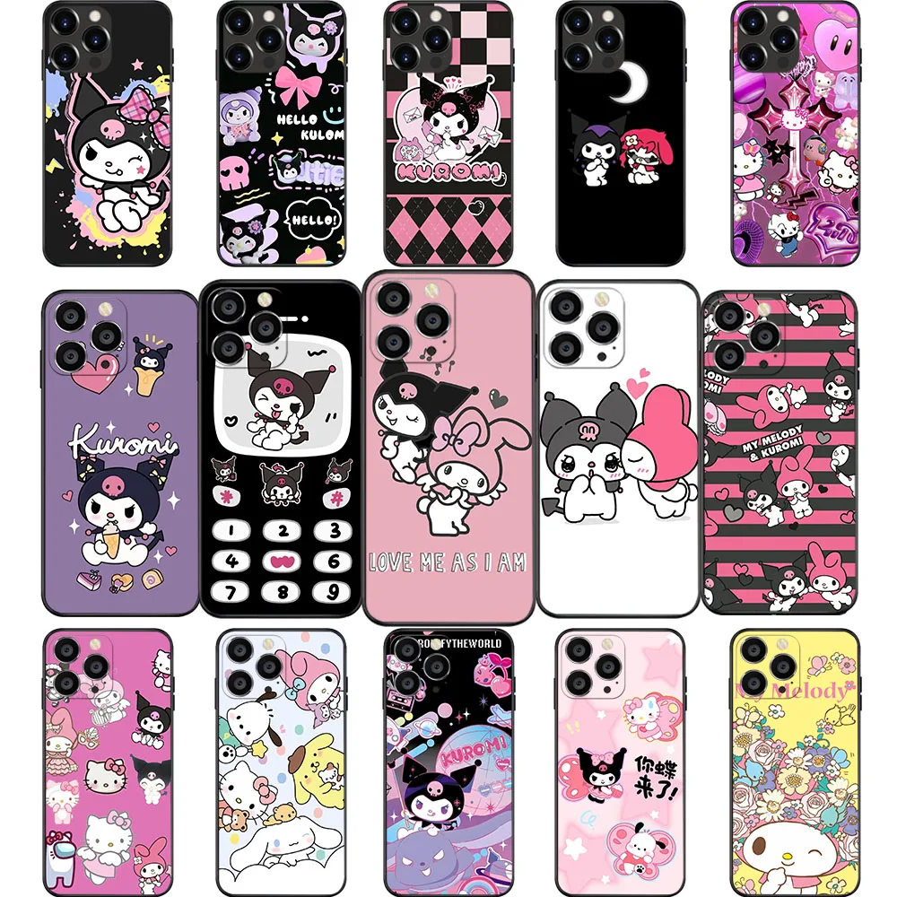 AK-22 Kuromi My Melody Soft чехол для VIVO Y3 Y3S Y15 Y17 Y19 Y5S Y20 Y81I V15 V20 V20i SE Y70 Y11 Y12 Pro