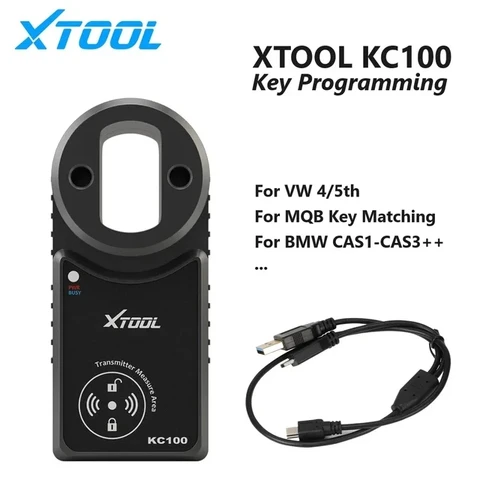 XTOOL KC100 для VW 4 & 5th для Audi для Skoda IMMO MQB ключ для BMW CAS1-CAS3 + для X100PAD2 D9PRO X100PAD3 X100MAX