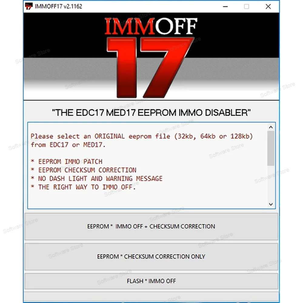 IMMOFF17 отправка с программным обеспечением keygen для автомобиля Immo Off Ecu EDC17 MED17