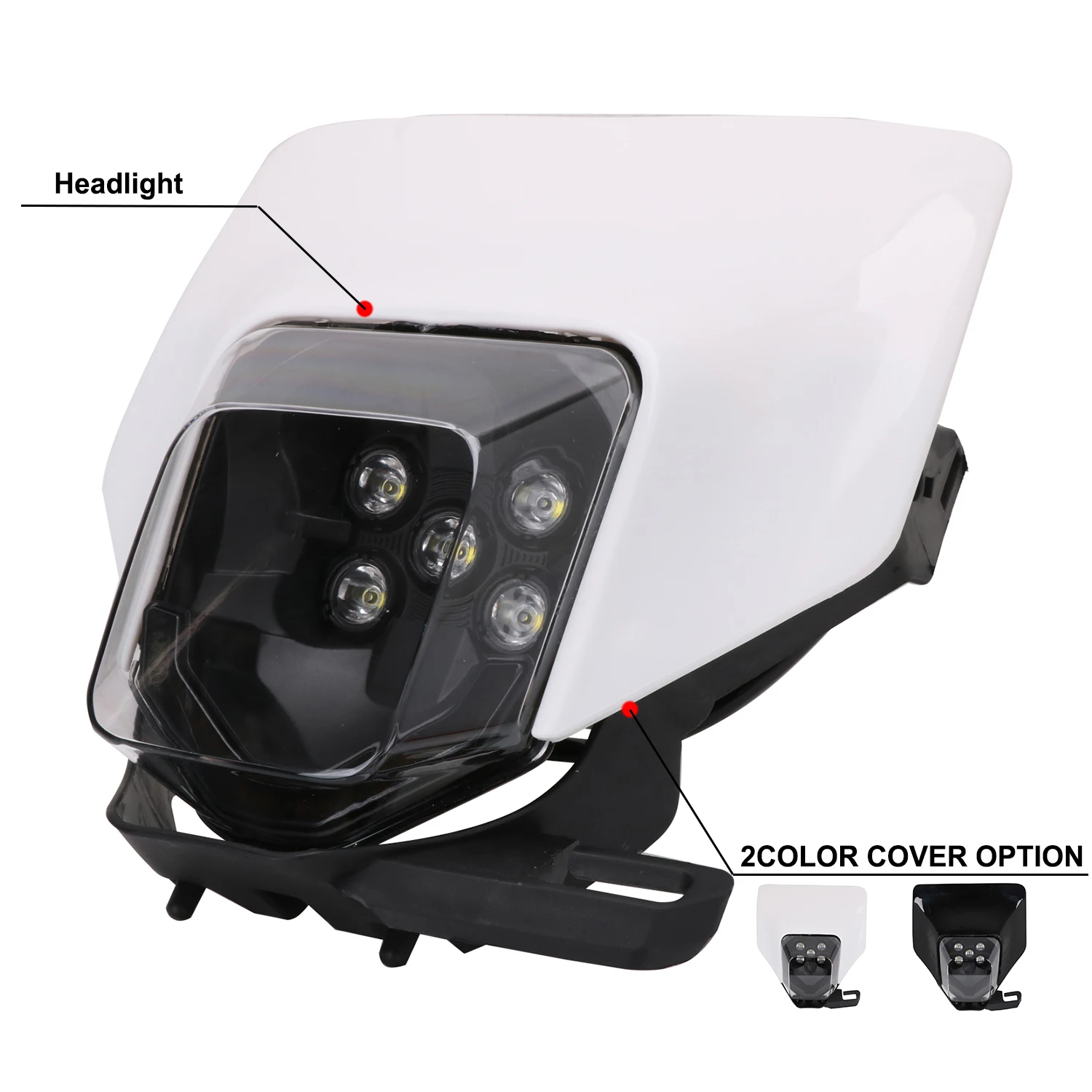 

2021 мотоциклетный светодиодный налобный фонарь, налобный фонарь, Головной фонарь для Husqvarna FC FE FX TC TE TX 125 250 300 350 450 501 FE250 FC250 TE300