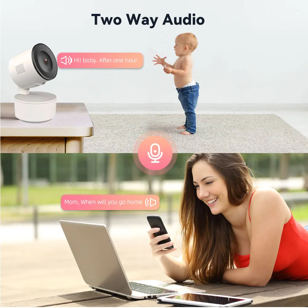 Tuya Smart WiFi 3-мегапиксельная IP-камера Безопасность Автоматическое отслеживание