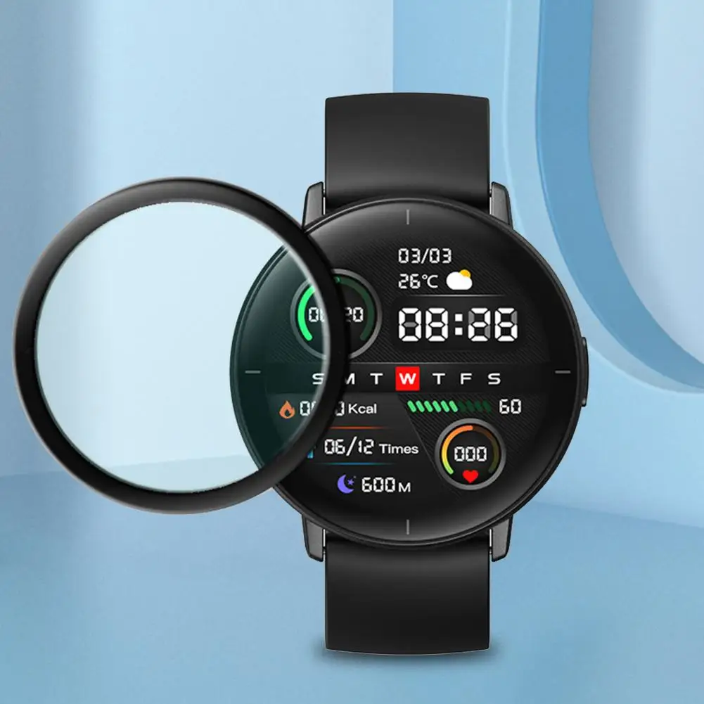 Watch Screen Protector Full Coverage Scratch Resistant Clear 3D Curved Composite Smatch Protective Film for Mibro-Lite | Электроника