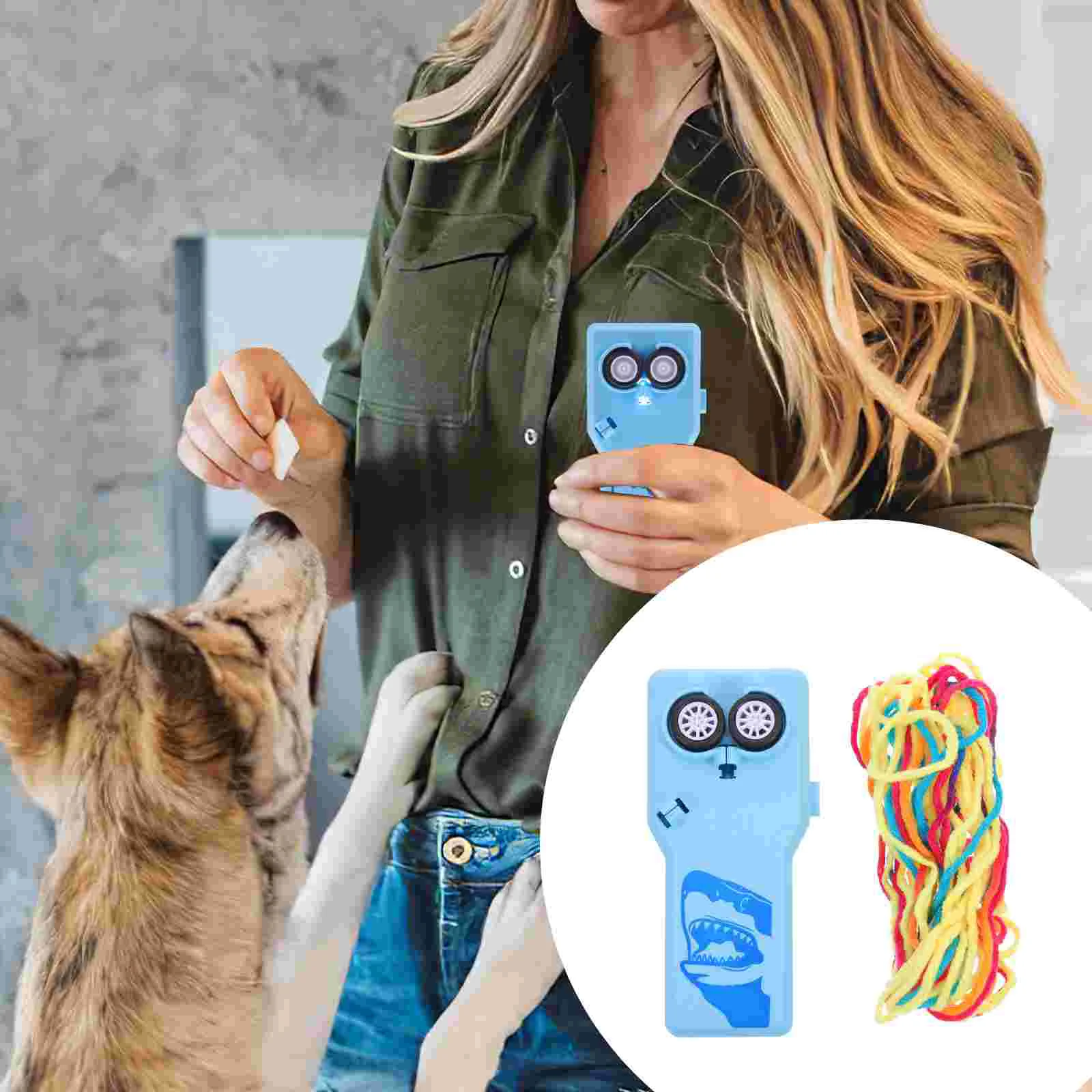 

Rope Toy String Propeller Cat Launcher Thruster Toys Dog Interactive Party Slingshots Favor Year New Kids Sensory Game Shooting