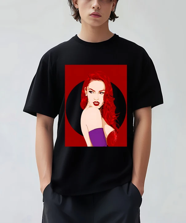 LE 2024 футболка Curvy Redhead новое издание мужская одежда в стиле Харадзюку футболки с