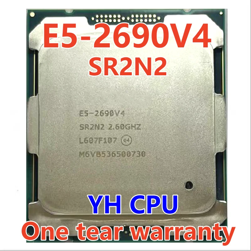 

E5-2690 v4 E5-2690V4 E5 2690 v4 E5 2690v4 SR2N2 2,6 ГГц использованные четырнадцати нуклеи 14-Core 35M 135W 14nm LGA 2011-3