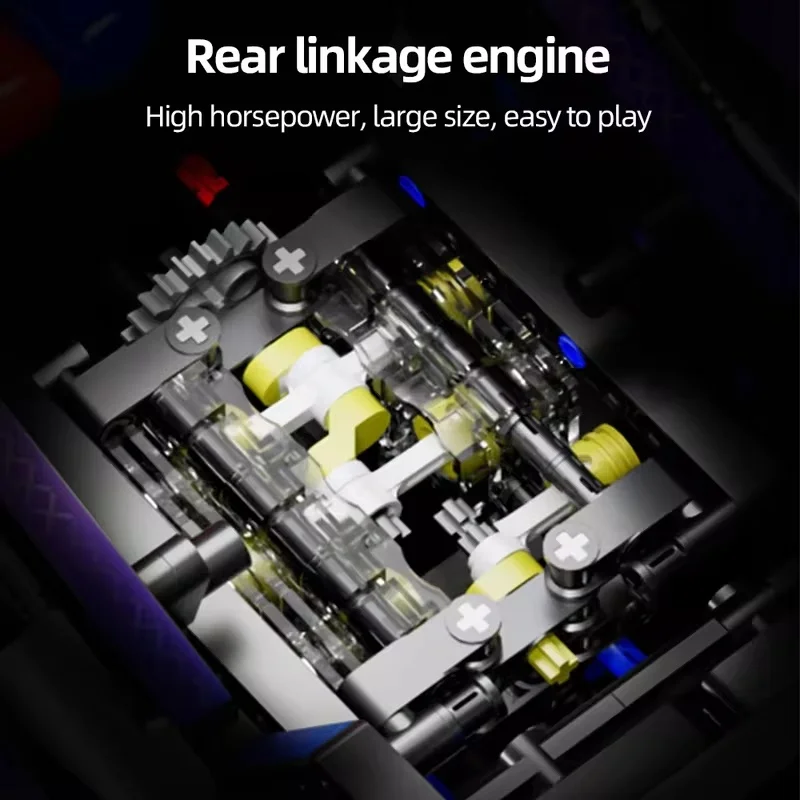 1611 Шт. Механический Спортивный Автомобиль В Стиле Киберпанк Строительный Блок