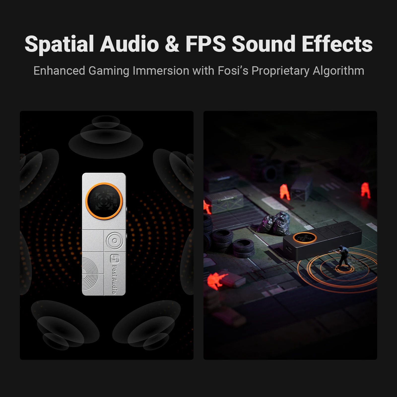 Фото Портативный усилитель-декодер Fosi Audio DS3 HIFI для наушников, совместимый с iPhone и мобильными устройствами, с разъемами 4.4 мм (балансный) и 3.5 мм. №5