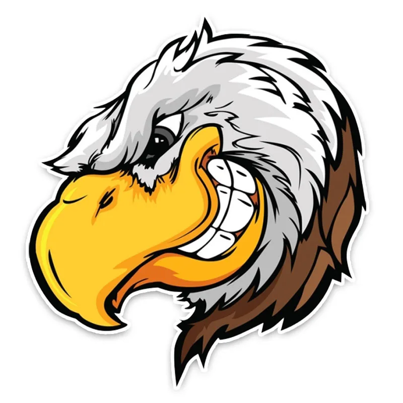 

F355# 13cm/17cm Car Sticker Eagles Head Waterproof Vinyl Decal Car Accessories Pegatinas Para Coche DIY Car Styling PVC