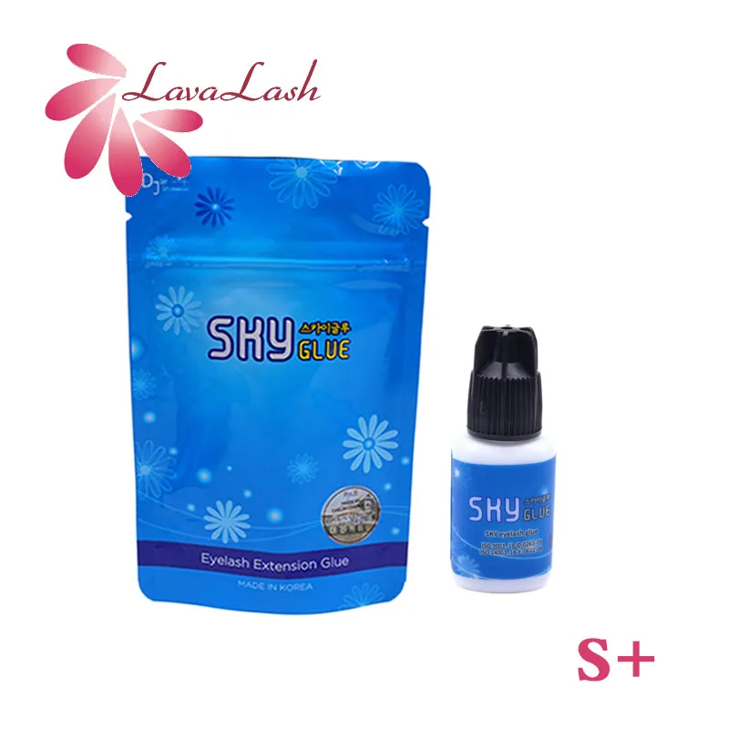 

Sky Glue for Eyelash Extensions Korea 5ml Black Lash Adhesive Strongest 1s Fast Dry Original Grafting Lashes Glue 1 Bottle