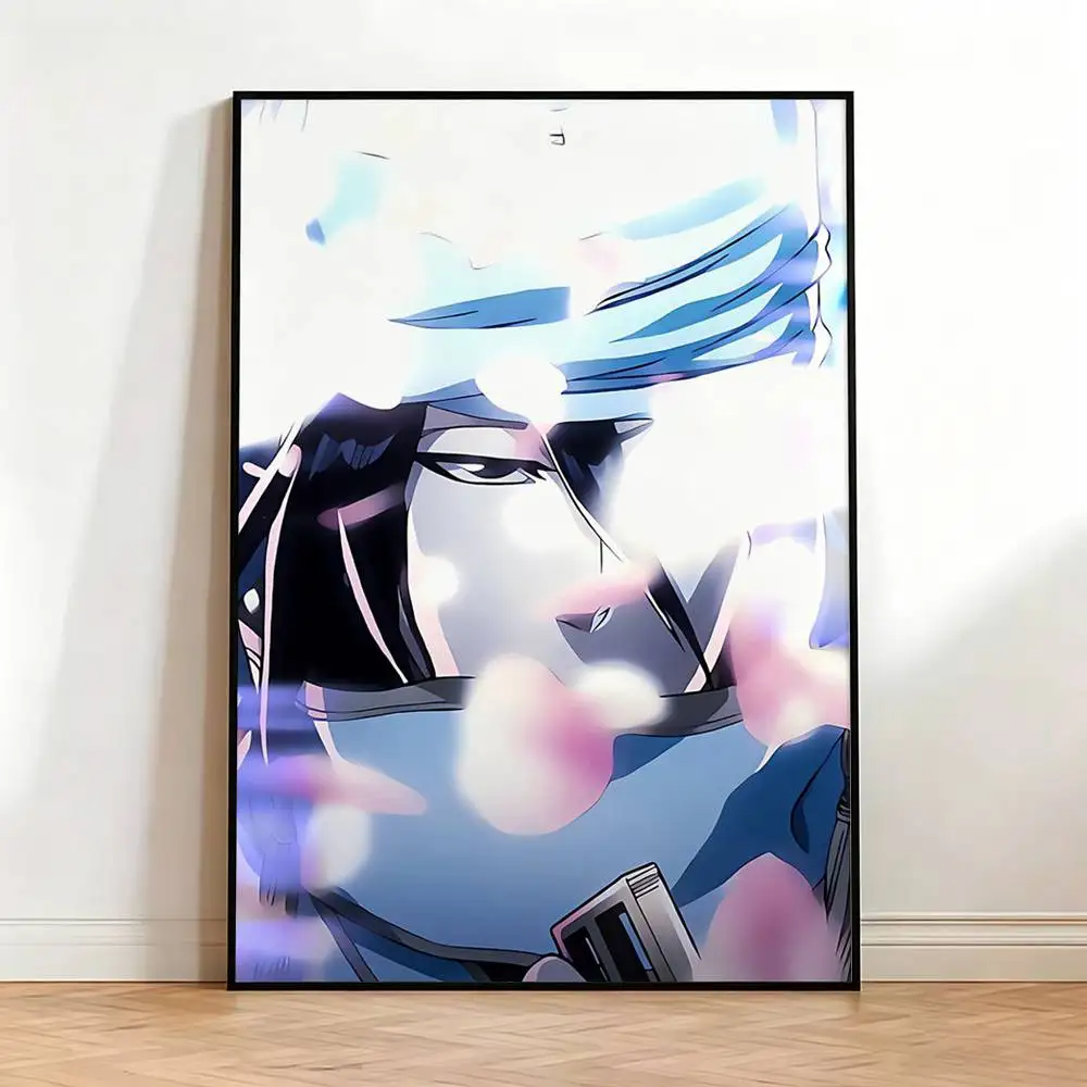 Фото Постер B-Bleach Anime K-Kuchiki Byakuya, высококачественный, для общежития, гостиной, эстетичное украшение стены, наклейки, подарок №4