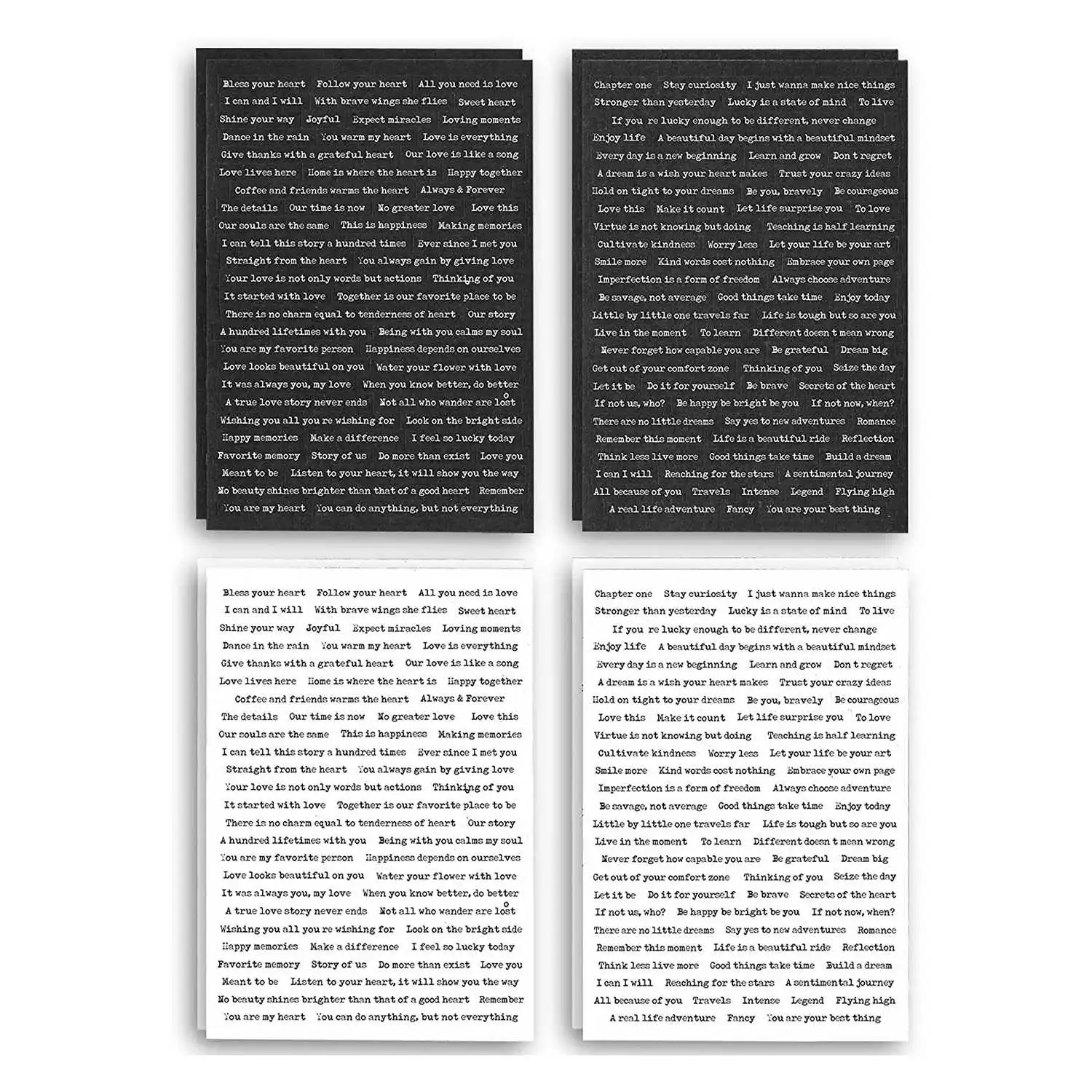 

8 листов, винтажные наклейки с цитатами