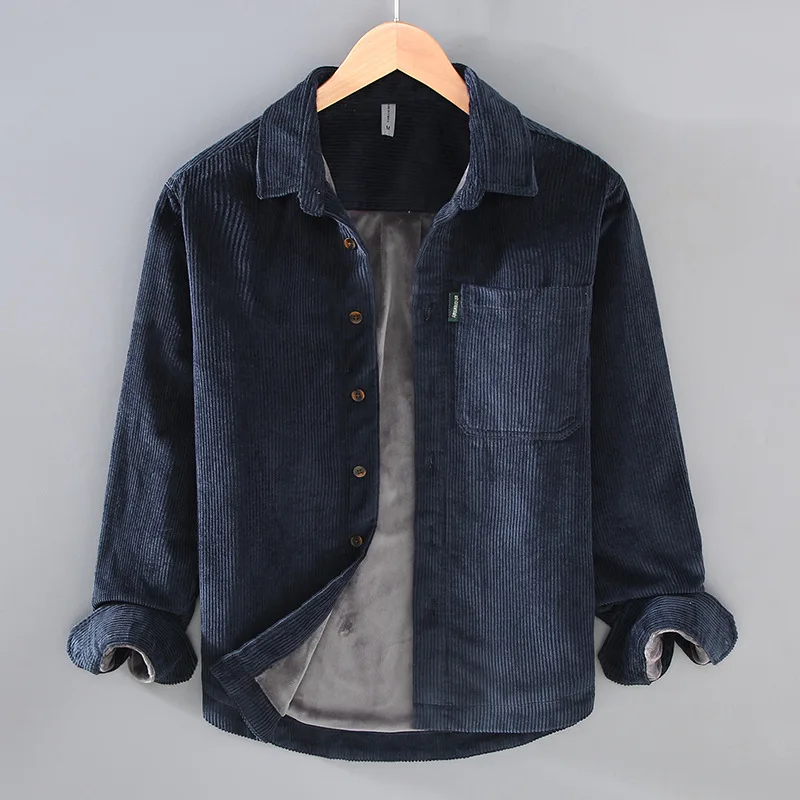 Зимняя повседневная мужская молодежная куртка на толстой бархатной подкладке