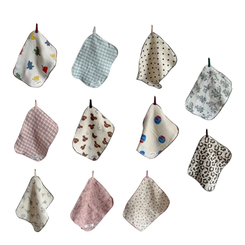 

Baby Washcloth for Newborn Soft Baby Wash Cloths for Boys Girls Cotton Face Towel for Newborn Baby Shower- Present