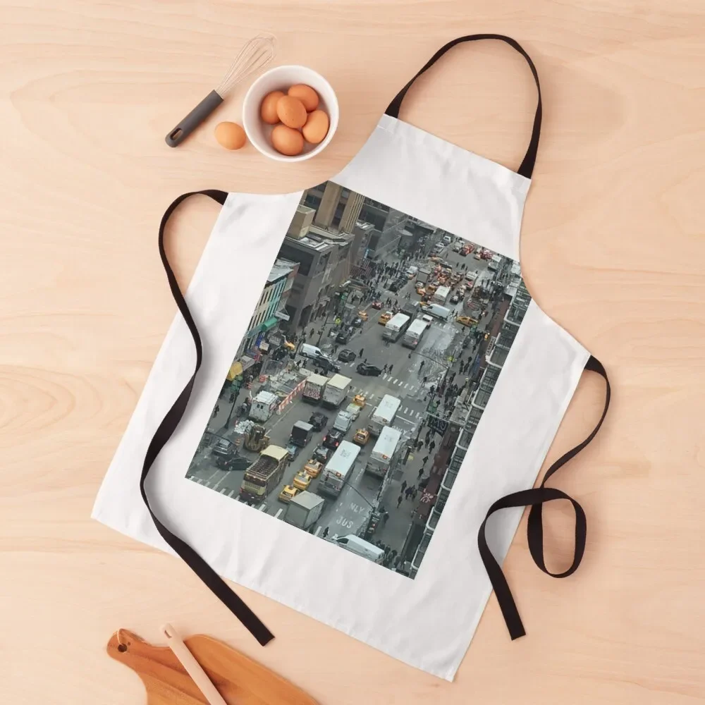 Фартук Midtown Traffic на 6-й авеню NYC куртка шеф-повара для мужчин кухонные вещи