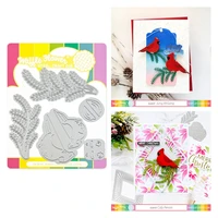 metal cutting dies craft embossing make paper greeting card making template diy handmade 2022 new winter bird