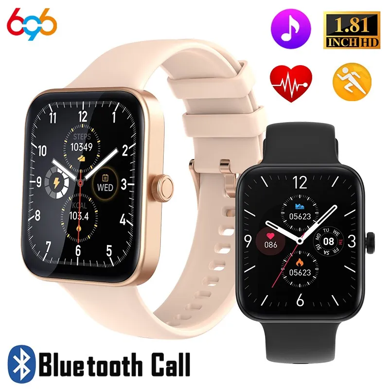 

BT Call Smart Watch Women Voice Assistant Smartwatch Men Sleep Heart Rate Monitor 100+ Sport Models Message Push For IOS Android