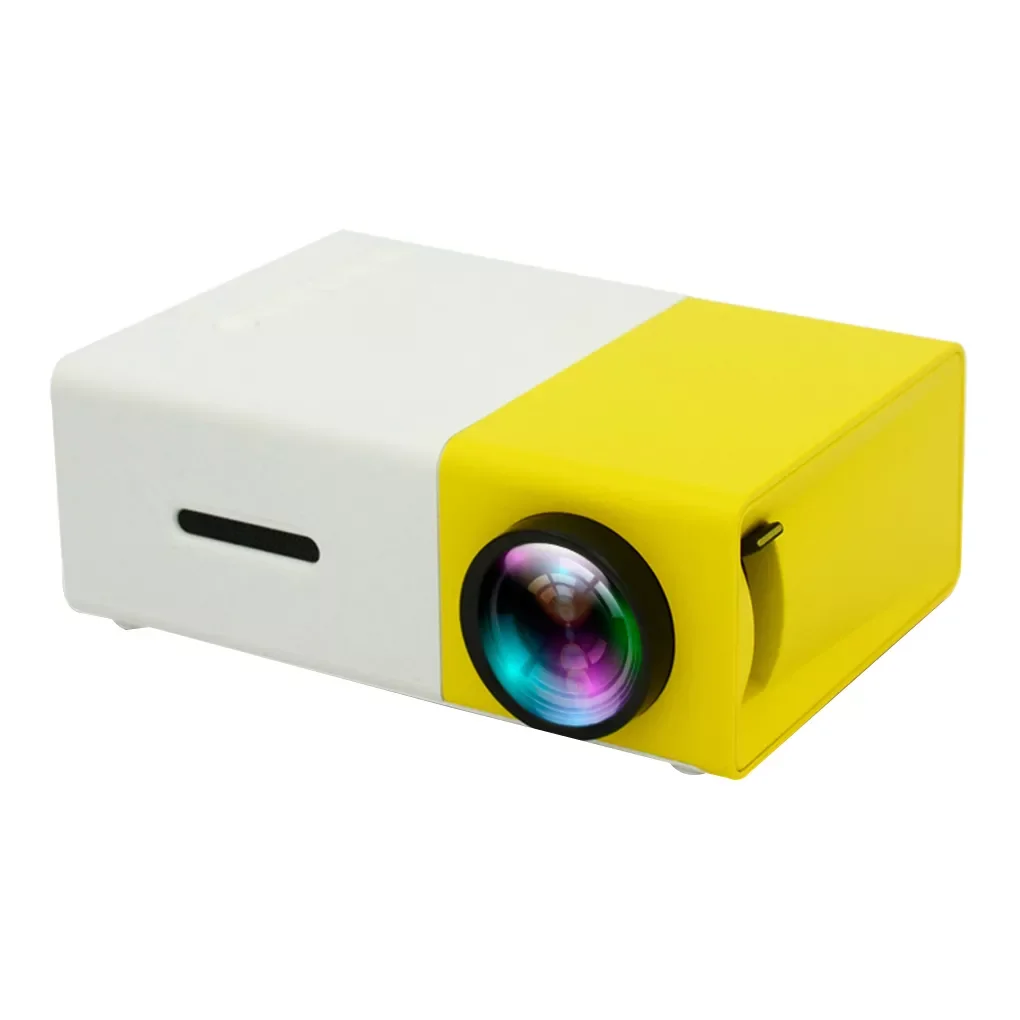

Pro Projector LED 800 lumens 3.5mm Audio 320x240 Pixels HD 1080P LED USB Mini Projector Home Media Player