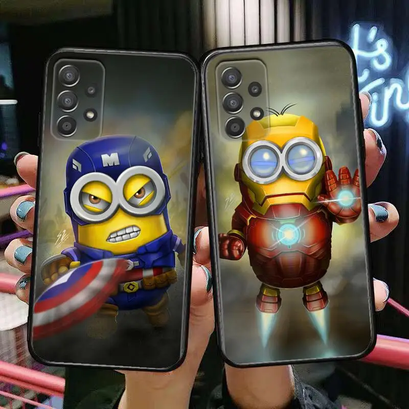 

Marvel Comics Heroes Phone Case Hull For Samsung Galaxy A70 A50 A51 A71 A52 A40 A30 A31 A90 A20E 5G a20s Black Shell Art Cell Co