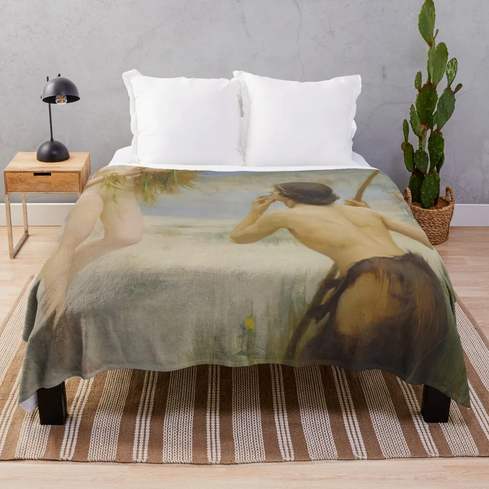 Копия одеяла Adolf Hiremy-Hirschel Achille's Grave детские рождественские подарки диваны