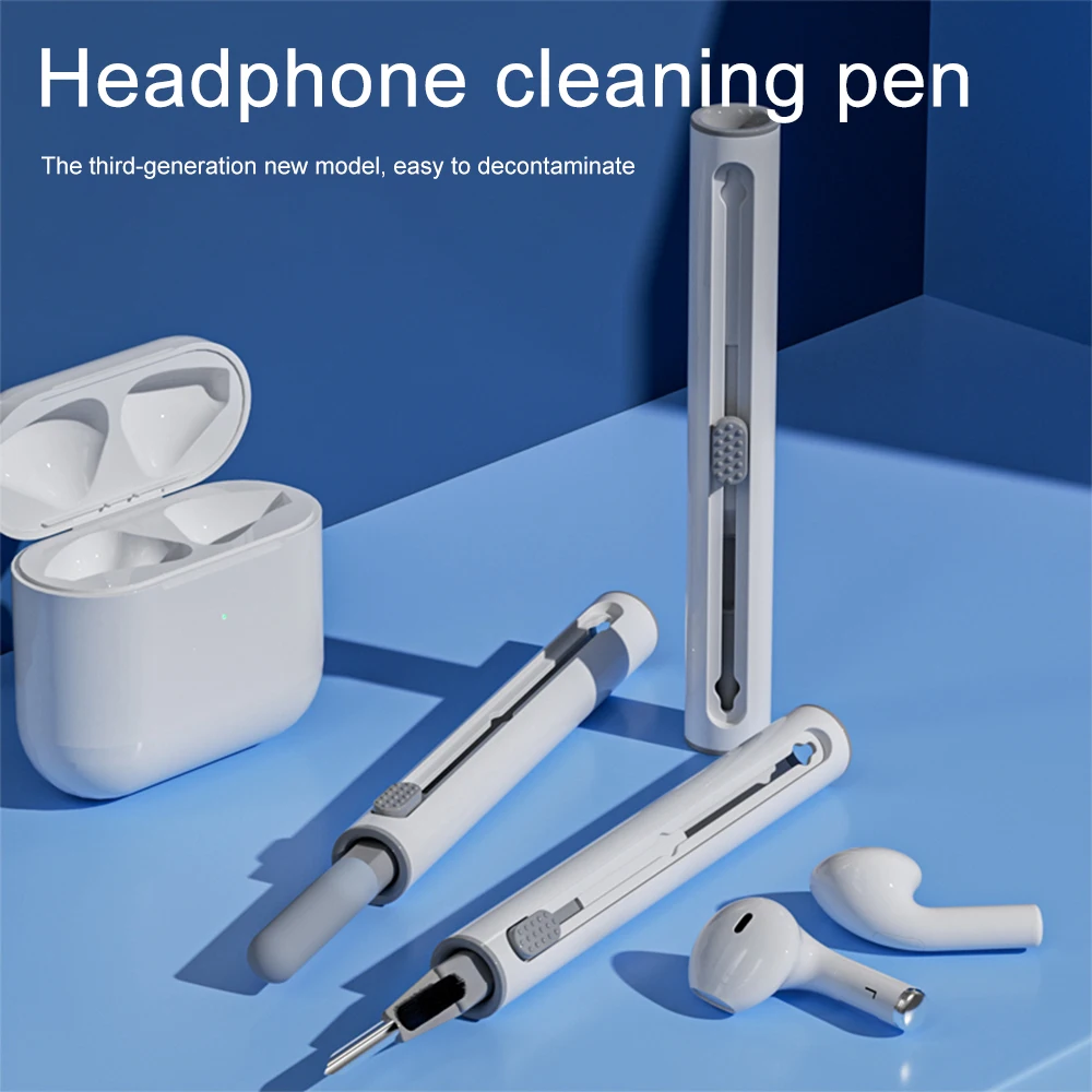 

Cleaner Kit for Airpods Pro 1 2 Earbuds Cleaning Pen Brush Bluetooth Earphones Case Cleaning Tools for Huawei Samsung Xiaomi