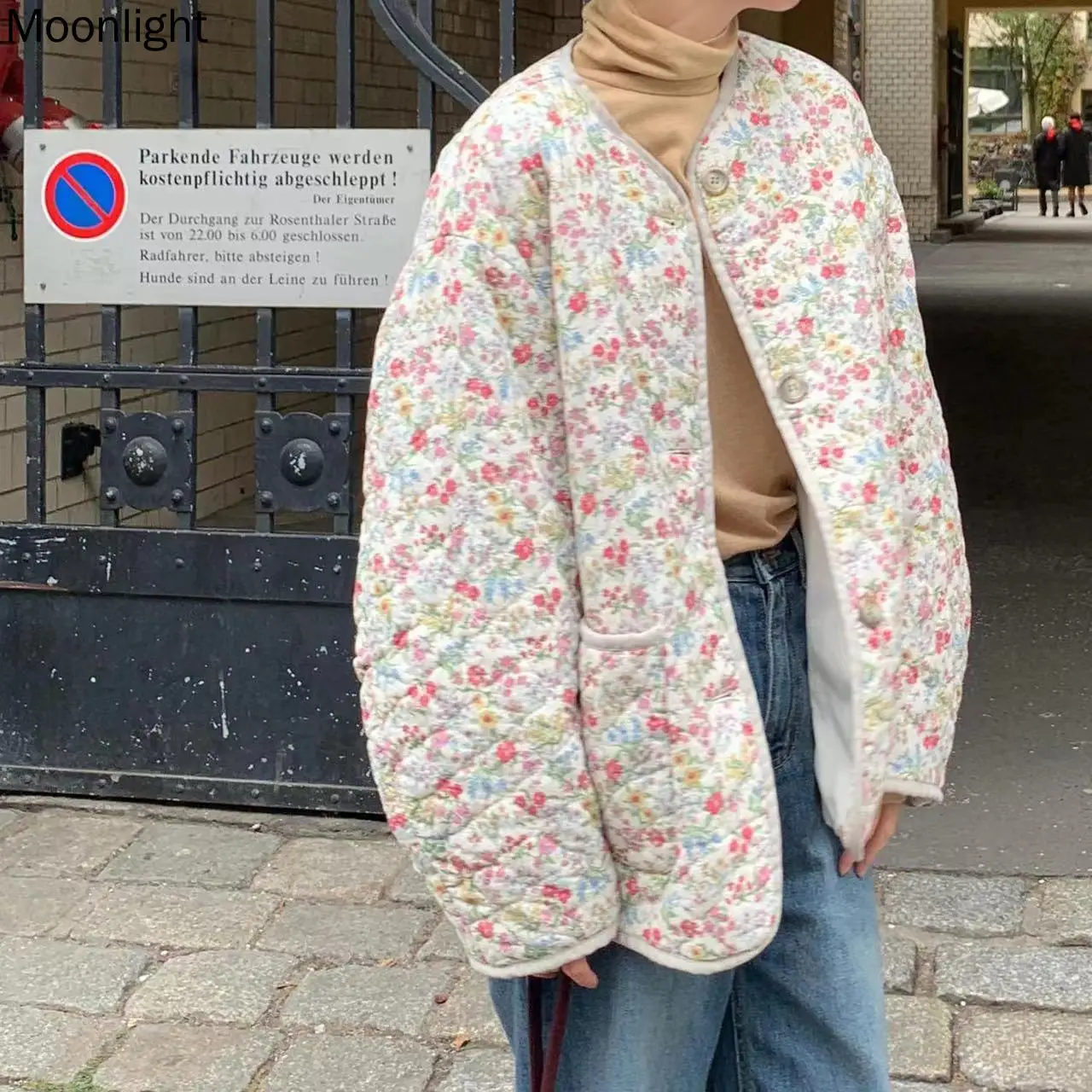 Рисунок 2 - Винтажная хлопковая куртка с цветочным принтом