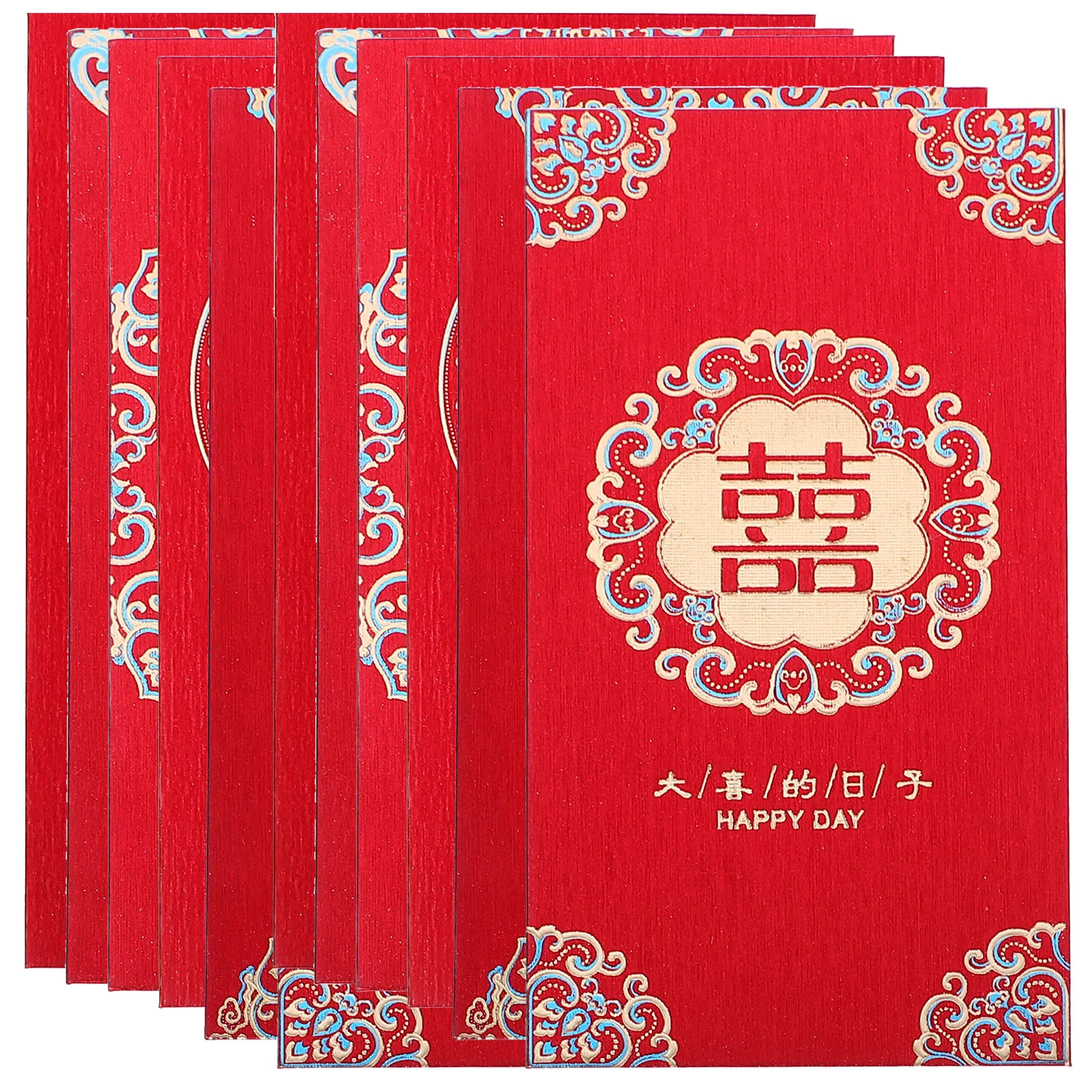 

12pcs Wedding Money Envelope Red Envelope Luck Money Packet Wedding Money Envelope