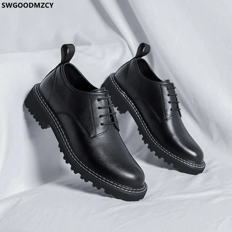 

Туфли-оксфорды Мужские повседневные, свадебные классические официальные туфли для мужчин, офис, 2023 итальянский парикмахер