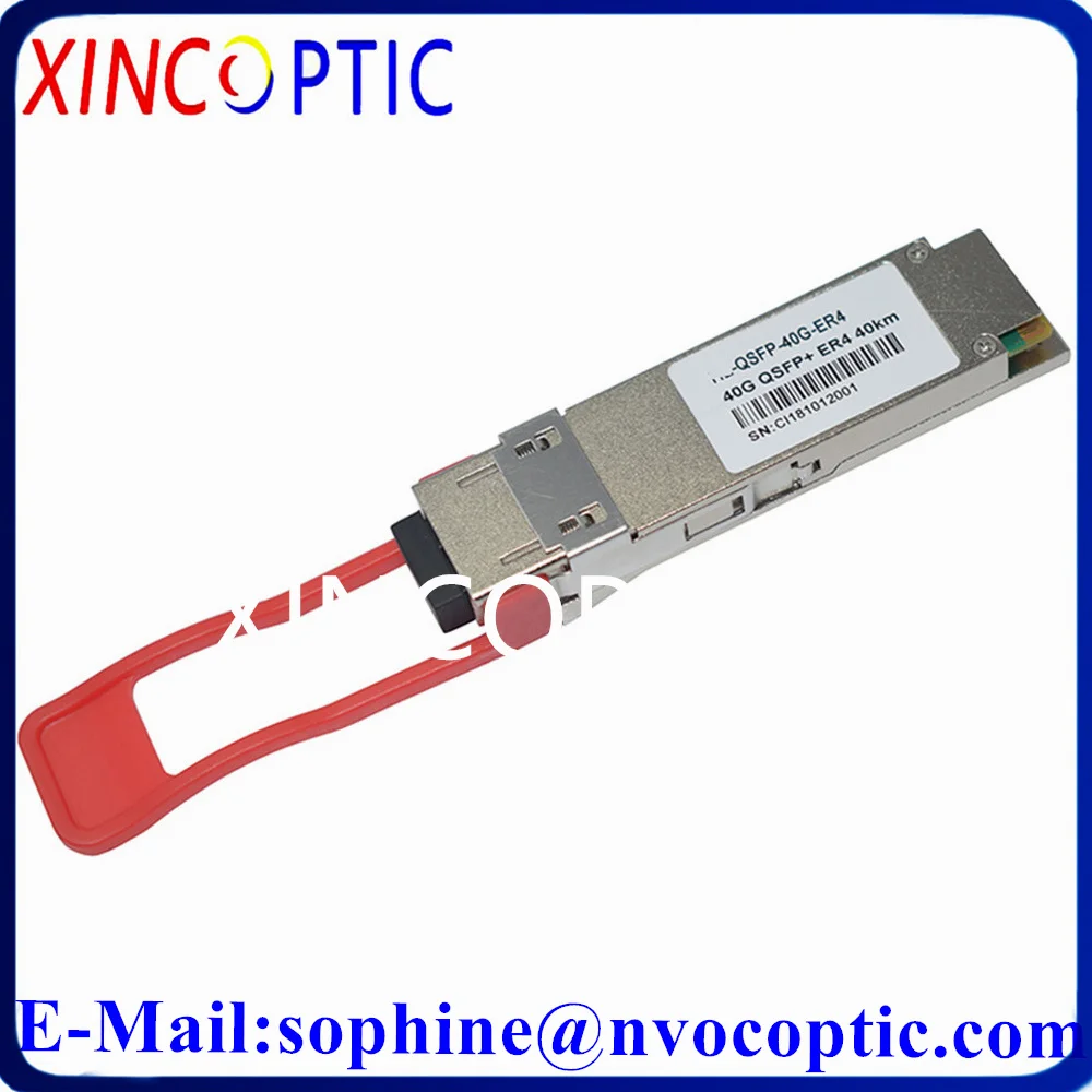 40Gb ER4 40KM QSFP Transceiver Module CWDM Duplex LC EML Connector Fiber Optic For Mikrotik Cisco Juniper Mellanox Switch