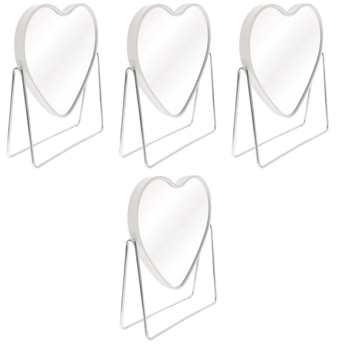 

Set 4 Make Mirror Makeup Mirror Girls Desktop Mirror Vintage Makeup Mirror Double Sided Makeup Mirror Metal Simple Mirror Decor