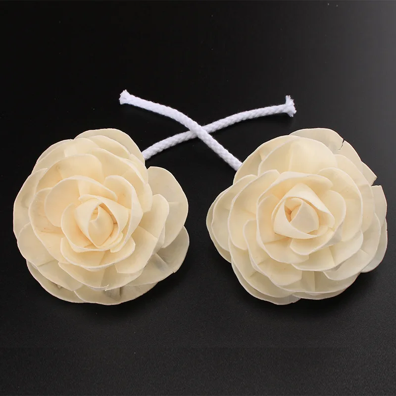 

5PCS Hand-made Aromatherapy Sola Flower,Essential Oil Diffusing Accessories,Plant Dried Flower Simulation Flower Crafts