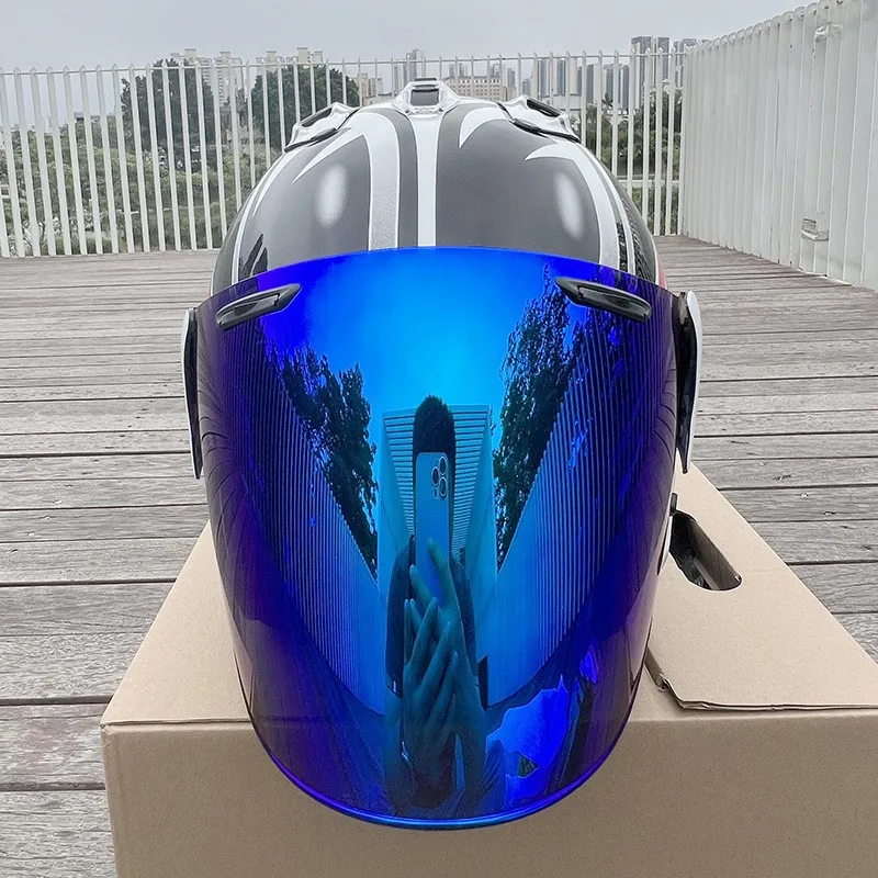 VZ-RAM Высококачественный классический шлем из АБС-пластика 3/4 с открытым лицом