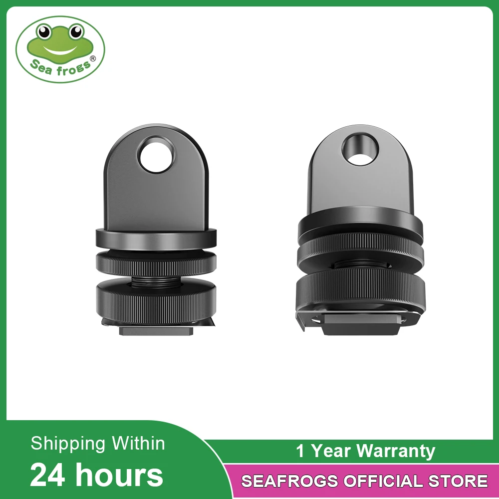 

Seafrogs Scuba Lamp Diving Case YB-2 Cold Hot Shoe Adapter Base Connector For Gopro Tg6 5 Camera Housing Underwater Photograph