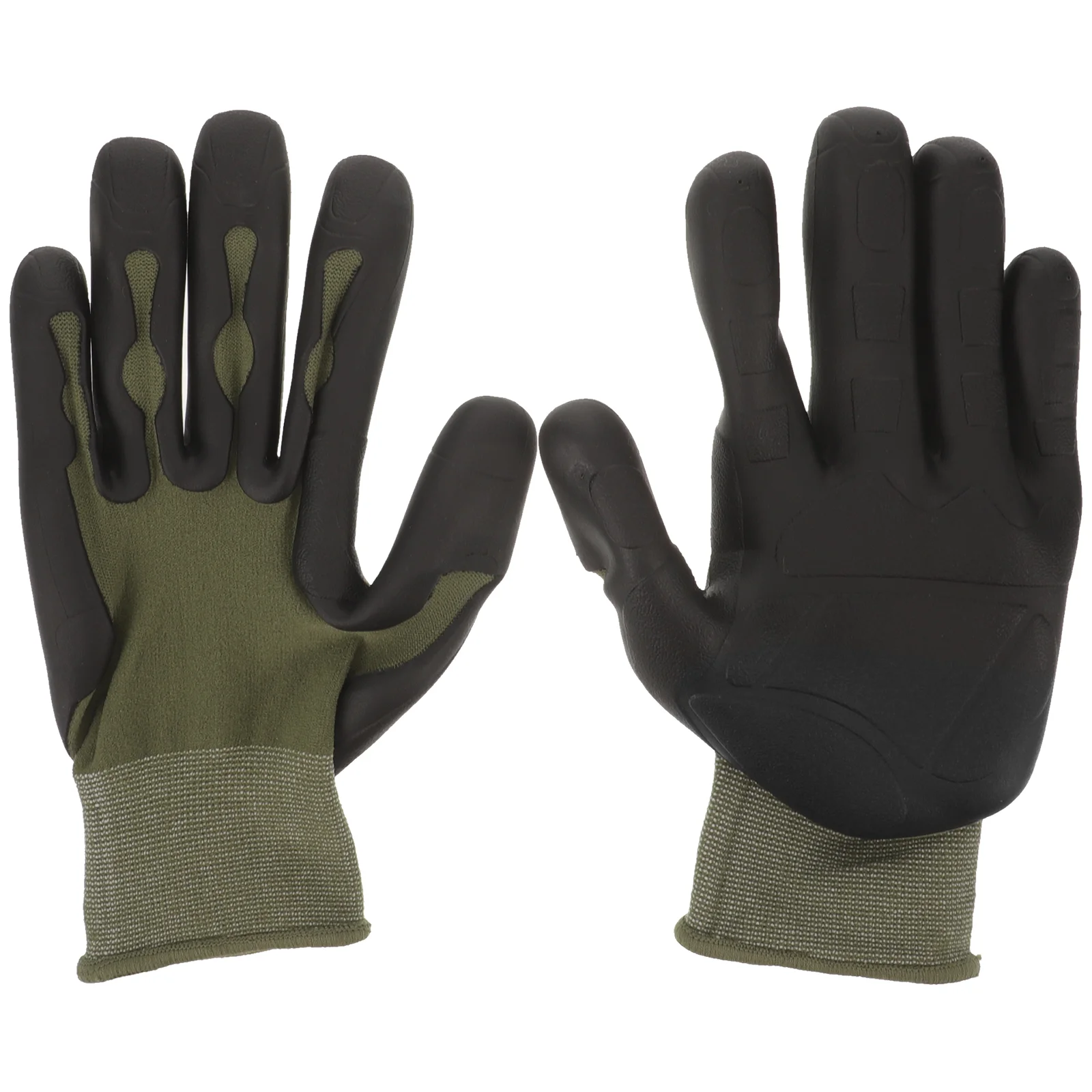 Перчатки с резиновым впрыском варежки защитные рабочие для мужчин рабочая