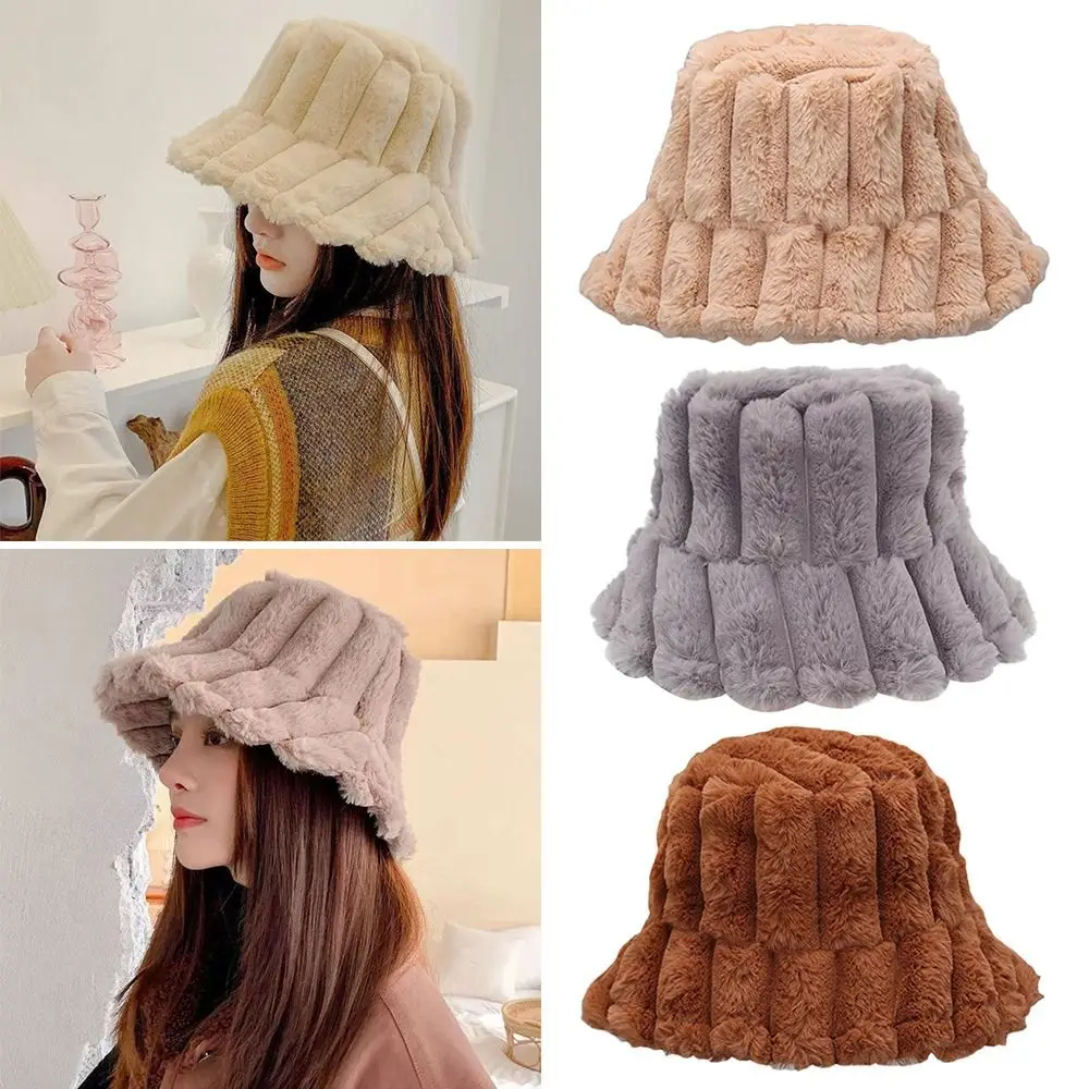 

Outdoor Casual Warm Soft Panama Hat Fisherman Cap Bucket Hat Sun Cap