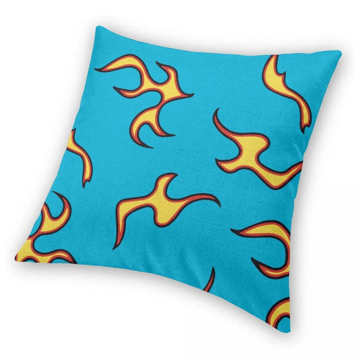 Чехол для подушки Golf Wang с рисунком пламени декоративный чехол на молнии из