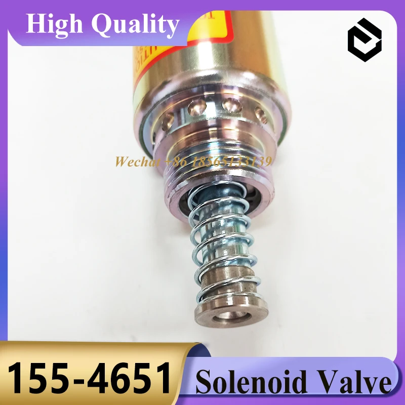 155-4651 1554651 Соленоид остановки клапана для двигателя CAT 3116 3126 детали экскаватора
