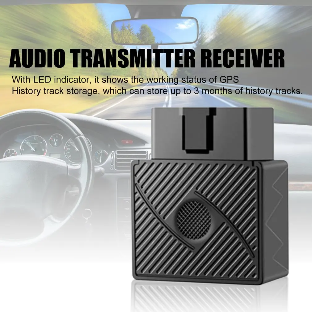 Obd / Obd2 Gsm Car Gps Tracker Gprs Lbs / Gps Position Tracking Locator Real Time Tracking Geo -Fence Overspeed Alarm enlarge