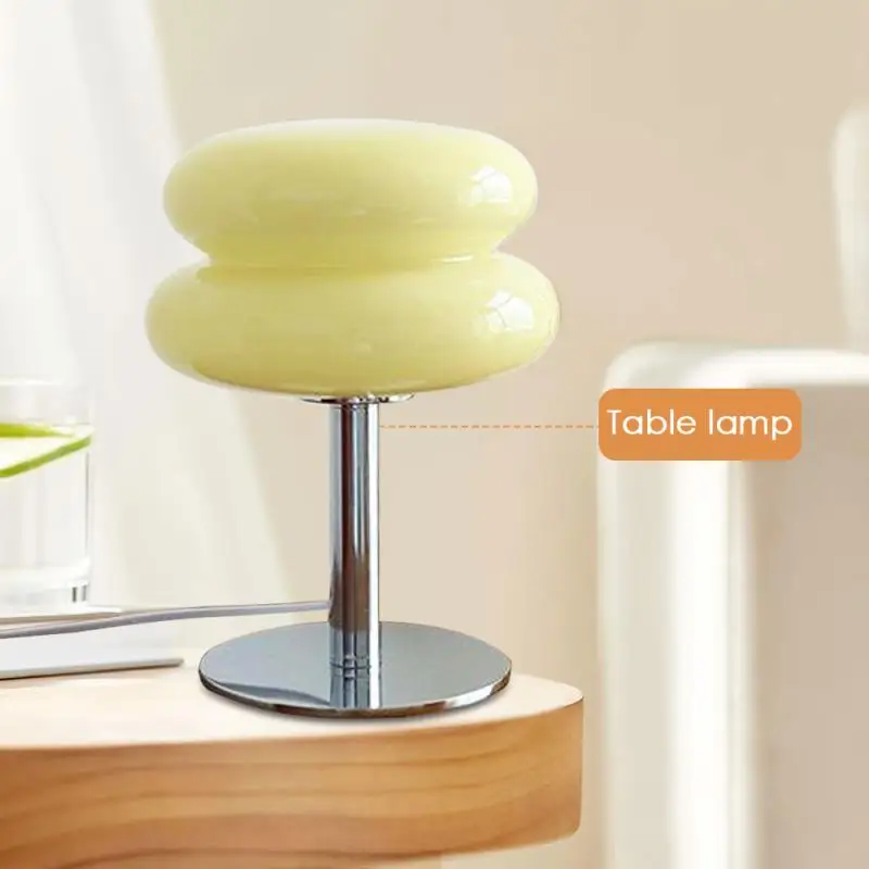 

Charging Convenient. Table Lamp Indoor Lighting New Egg Tart Table Lamp Two-color Bulb Makaron Table Lamp Girl Heart Soft Light