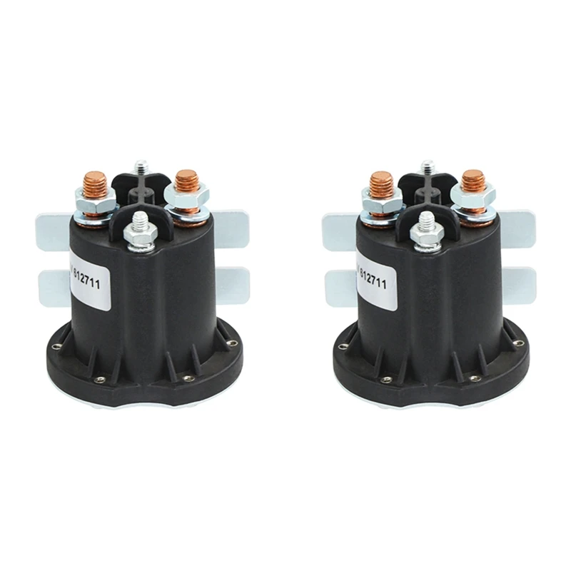 

2X для EZGO TXT 48-вольтовый соленоид для электрических 2010-Up & всех 48В MPT 800/1000 автомобилей Гольф-Кар, 612711