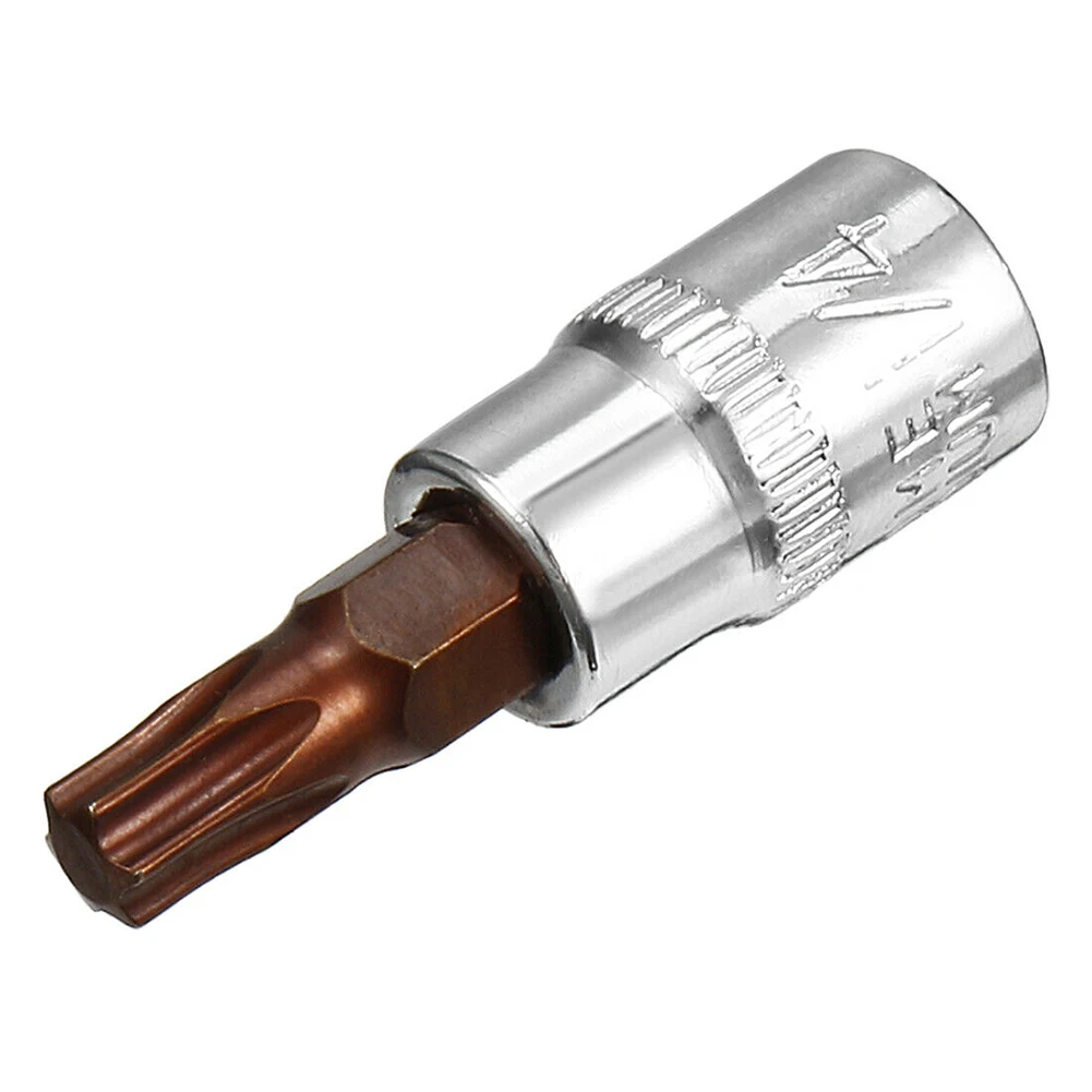 

2Pcs Socket Car Parts Replacement T30 Bit Sockets Accessories High Quality Torx Bit 1/4 1/4 Inch Drive Supplies